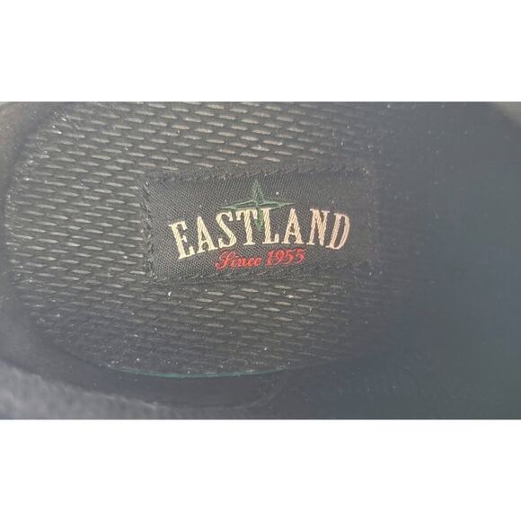 Eastland Overdrive Black Leather Boots Womens 6M Cap Toe Lace Up - Picture 8 of 8